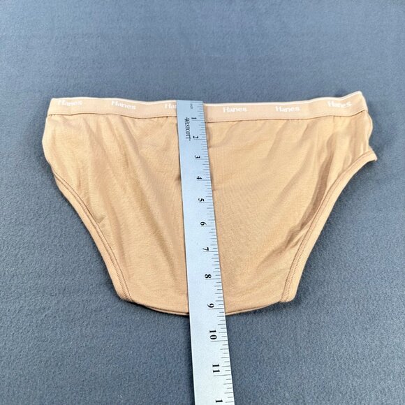 Hanes Women's Size Medium Panty Hipster Original Beige New With Tags - Picture 8 of 8